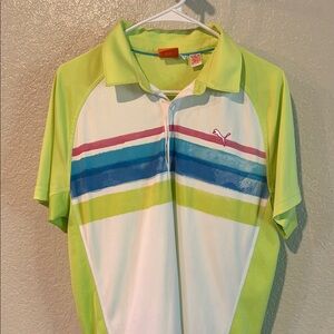 Puma Green Golf Polo